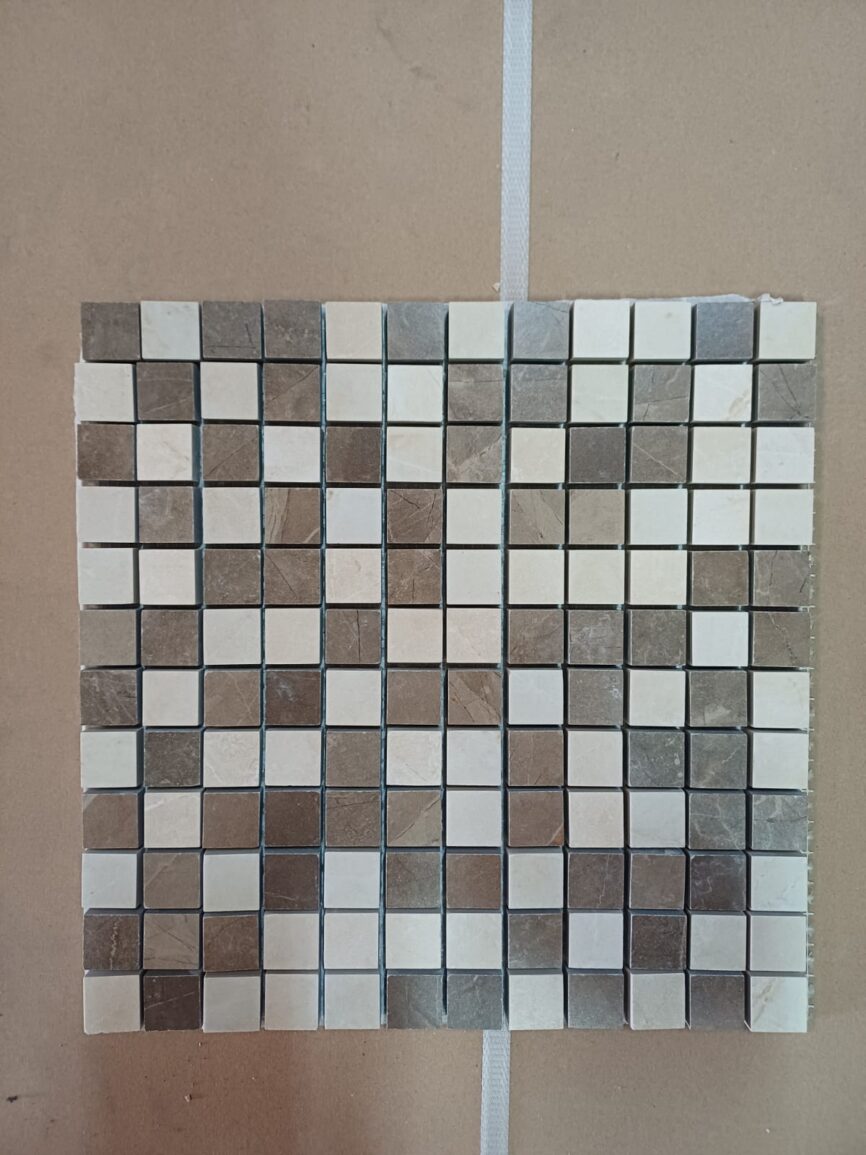 Mosaico su rete Effetto marmo 30×30 cm