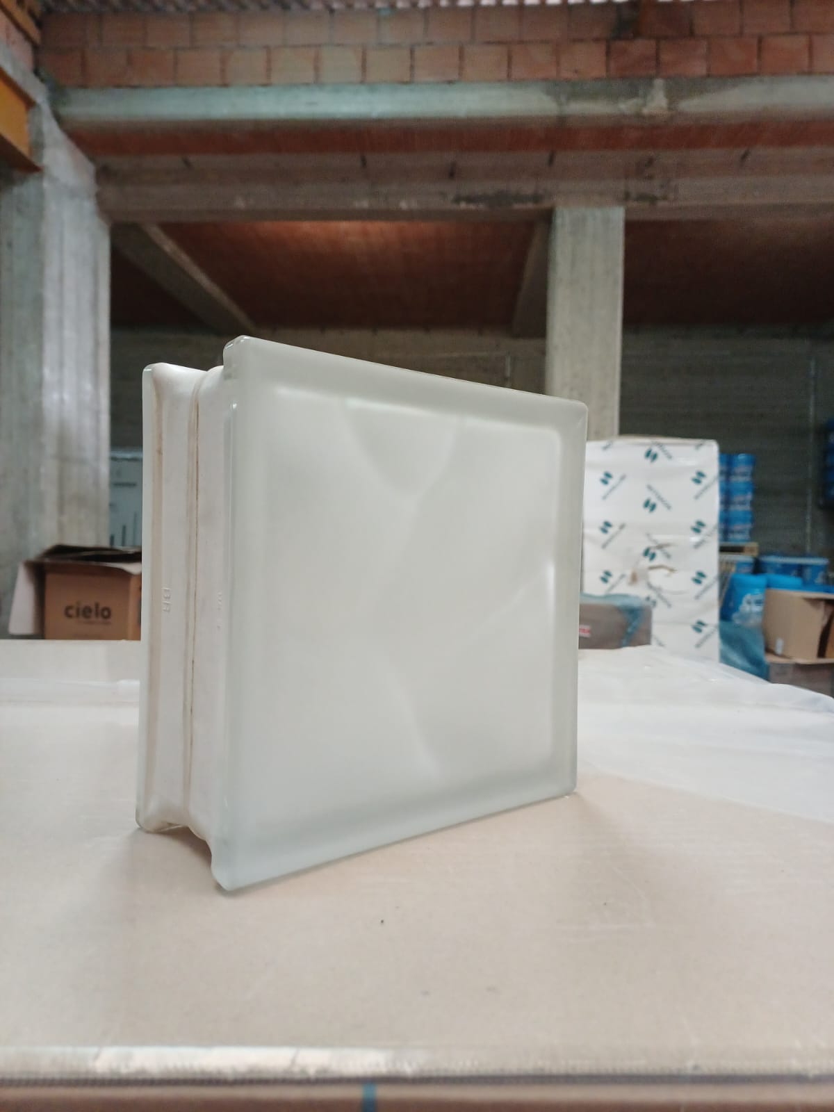 Vetro cemento Opaco privacy 19x19x8 cm - immagine 3