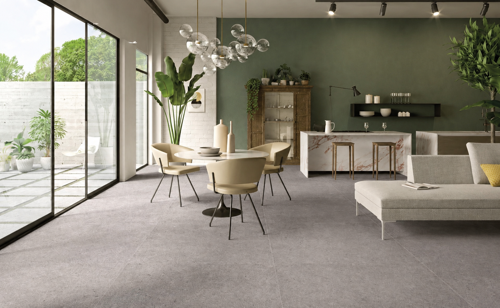 Ceramica del Conca - Biophilic Bi Grey rett. 120x120 cm - P009411JSS - immagine 2